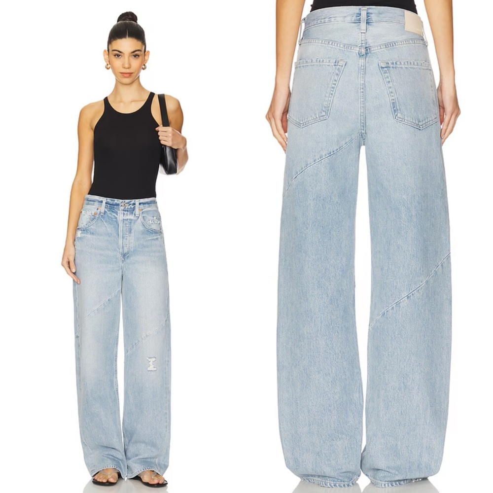 NWT Citizens of Humanity Ayla Swirl Baggy Jeans in Hallstatt